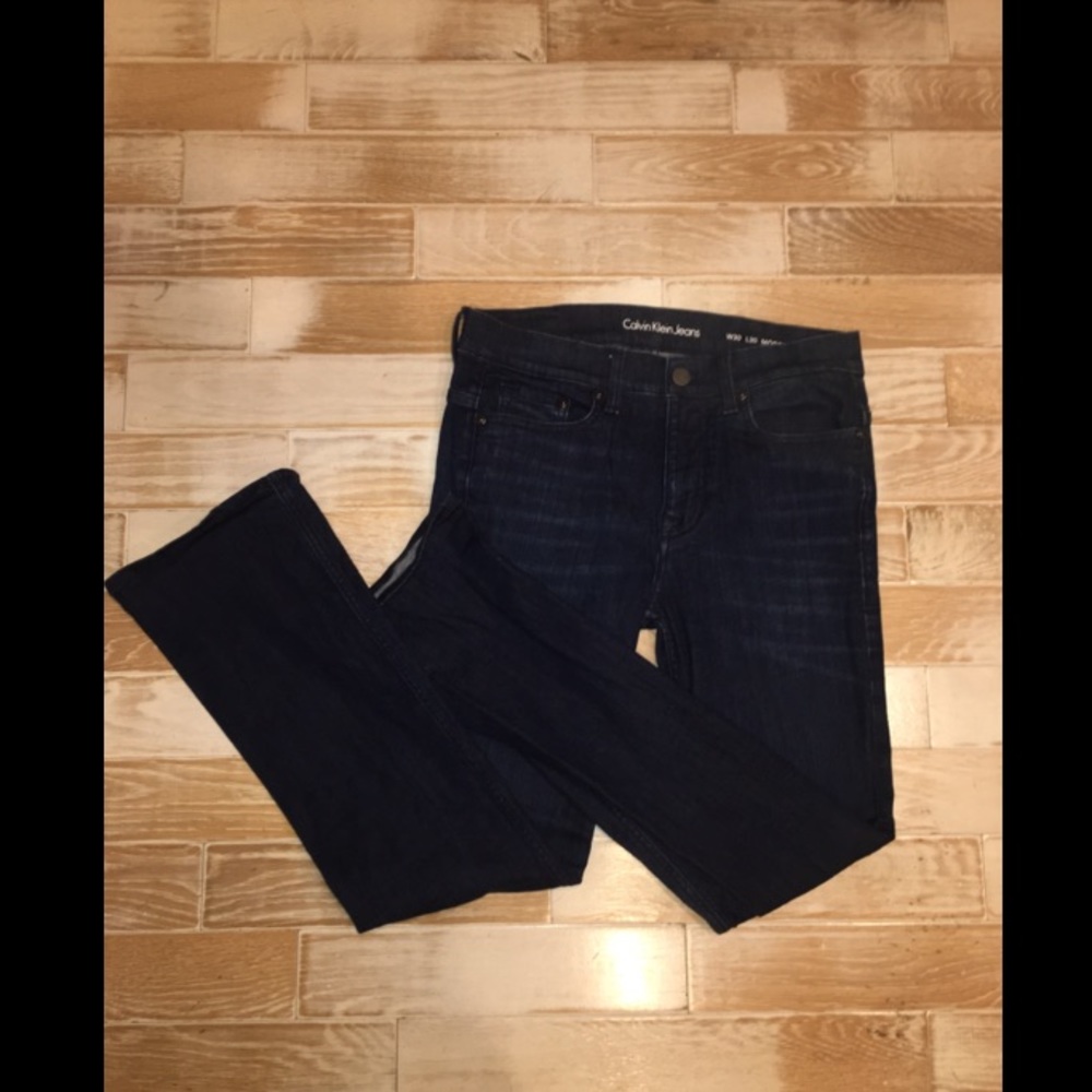 Calvin Klein Men’s Modern Boot Cut Blue Jeans